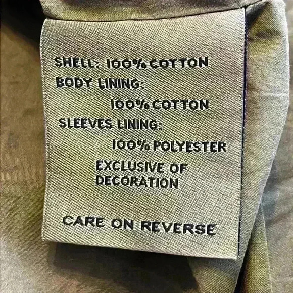 Bass Utility Jacket Women's Size Small Green Beading Detail Adjustable Features - Picture 10 of 13